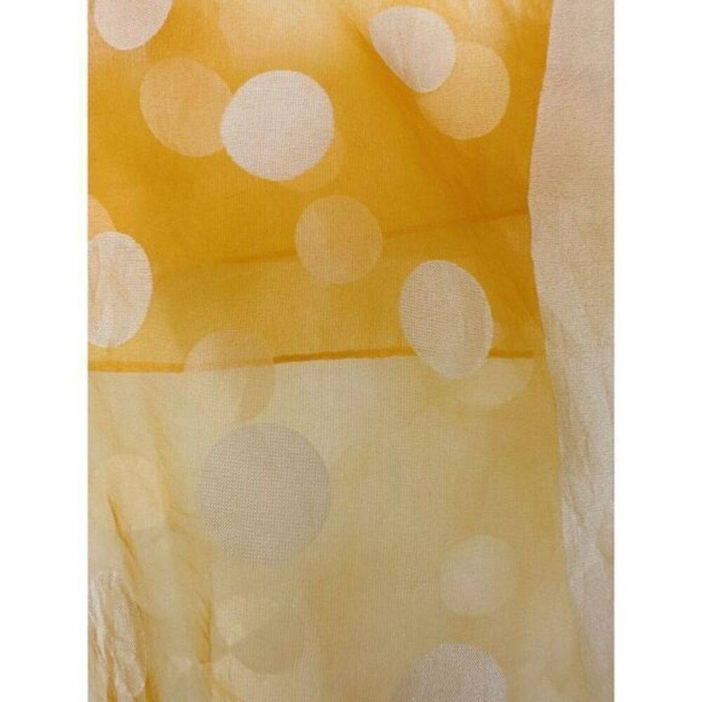 2‎ Vintage Rayon Nylon Blend Yellow 150x70 Orange 100% Nylon  26x25 See Photos - Picture 7 of 9